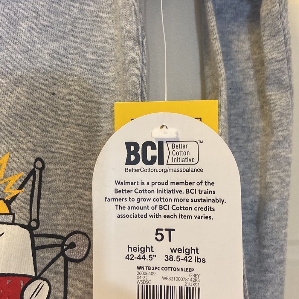 10/$50 Wonder nation sleepwear size 5T - Picture 3 of 7
